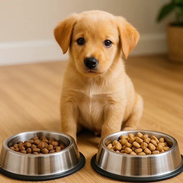 Como cambiar el alimento a mi cachorro